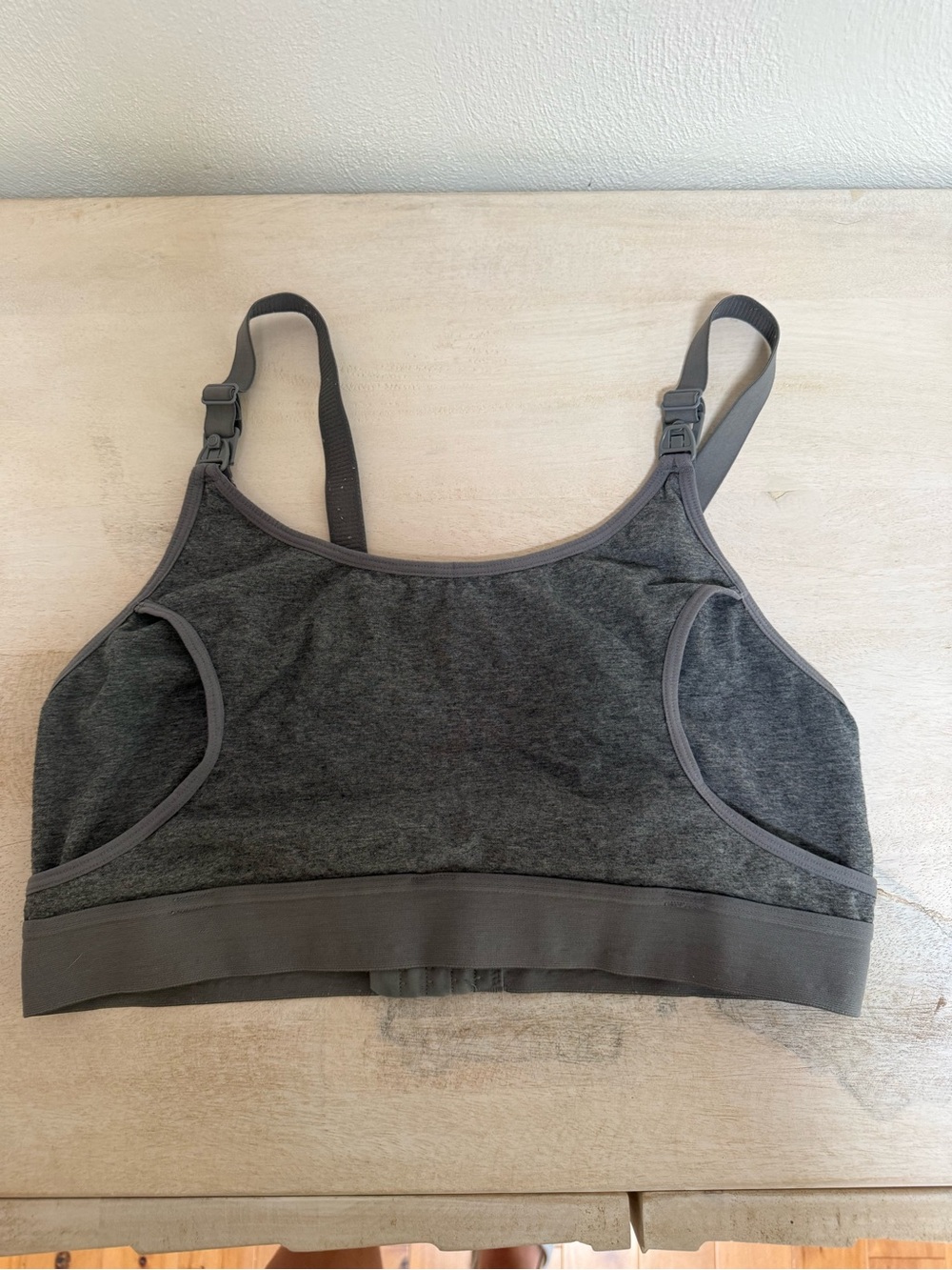 Momcozy Gray Nursing/Comfort Bra